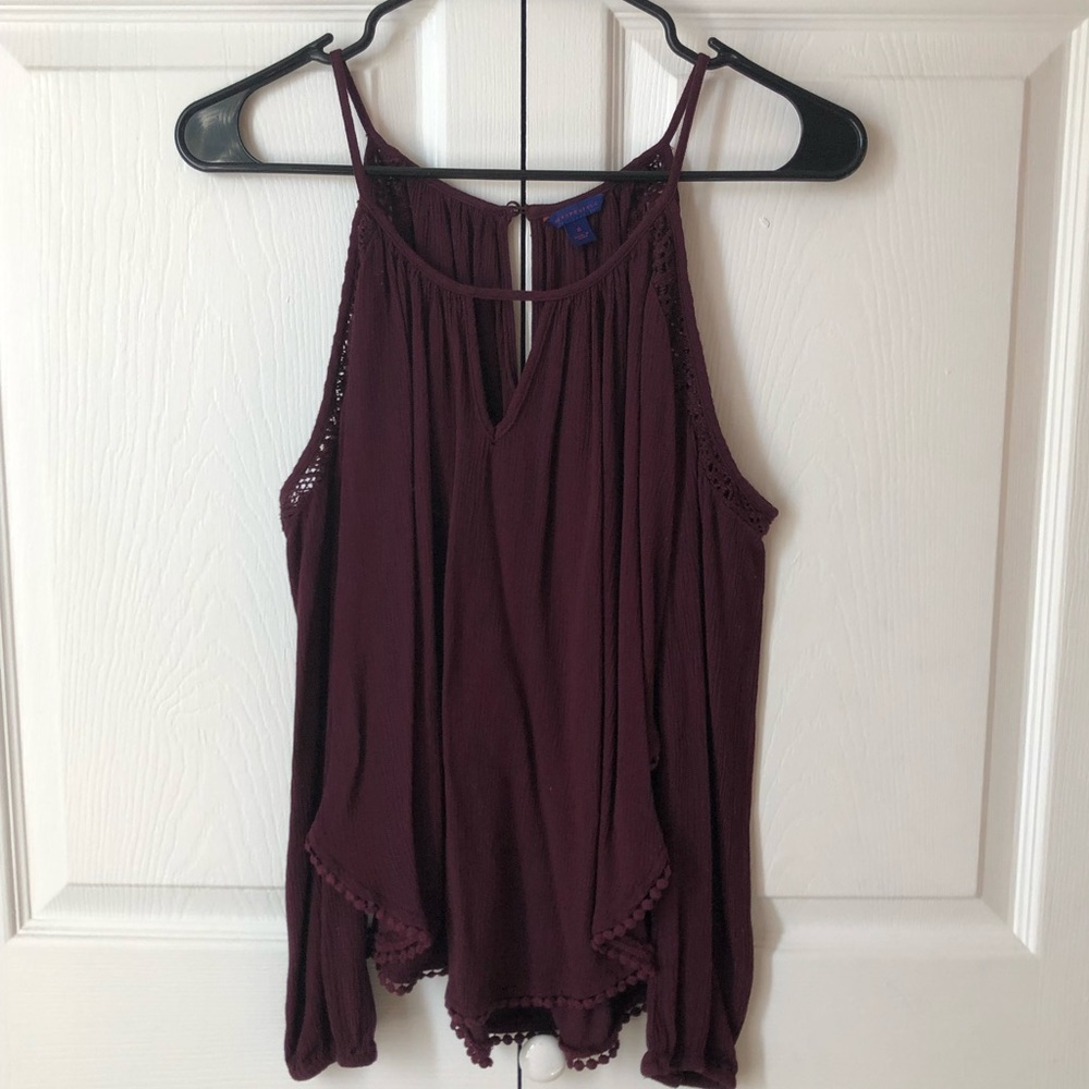 Open shoulder blouse